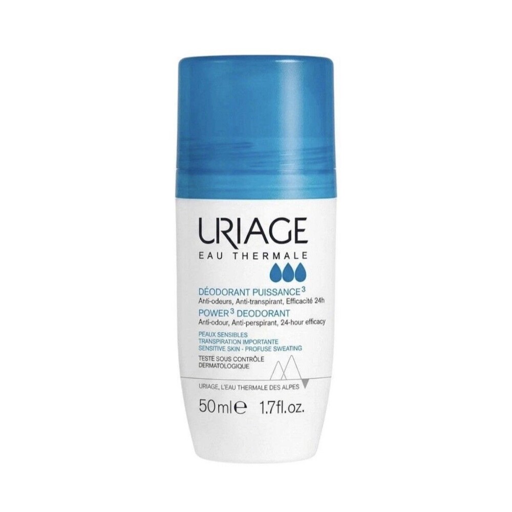 Uriage Power Anti-Odor Antiperspirant Roll On Deodorant 50ml Exp 08/2028